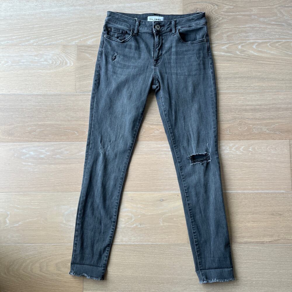 DL1961 No. 3 Instasculpt Skinny in Weathered Gray/Black Jeans